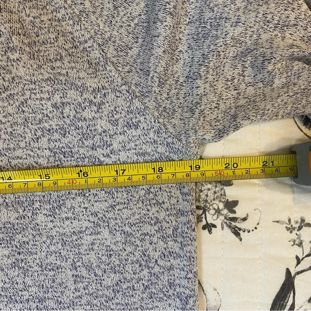 Athleta Luxe Pose Gray Purple Marled Long Sleeve Scoop Neck Tunic Top Me… - Picture 11 of 11